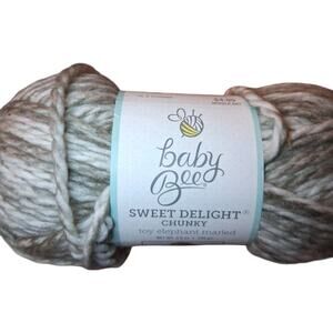 Baby Bee Sweet Delight Prints - Toy Elephant Marled- #3 light/DK Wgt Yarn Skein